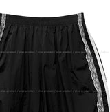 Ruffy Lace Track Nylon Pants