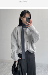 Hairy String Overfit Cardigan