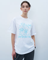 リボンキャッツTシャツ　ホワイト
