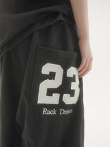 Bold 23embroidery sweat pants -3C