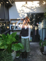 oso dot frill skirt