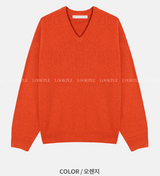 Urban Lambs Wool Overfit V-Neck Knit