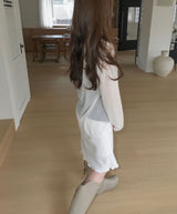 urbane 20% deep v loose fit top