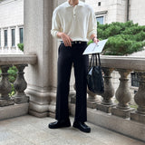 LMN Cent Half-Bendable Long Wide Slacks (3 colors)