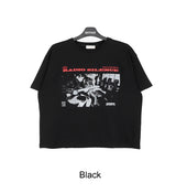 サエルグラフィッククロップ半袖Tシャツ