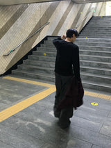 バードコットンワイドカーゴパンツ 3C