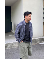 Ant check long sleeve shirt