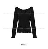 Sable Punched V-Neck Knit