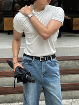[1+1] LMN アベンカットマッスルフィット半袖Tシャツ (3 colors)
