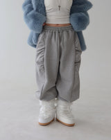 Side shirring napping jogger & wide pants