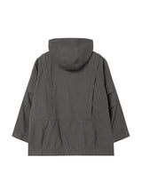 デタッチャブル フード フィールド ジャケットチャコール