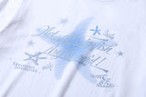 スターフィッシュ ロゴ Tシャツ(White)