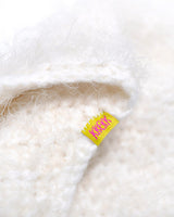 Hand Earflap Beanie - cream