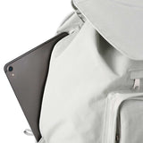 FLAP STRING BACKPACK / GRAY