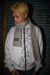 ストライプマフラー GRAY