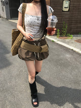 シューズレイヤードパンプキンショーツ