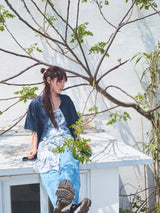 TIE LONG SKIRT (FOREST)