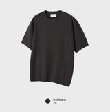 Look Rogane Premium Cotton Blend Round Short Sleeve Knit