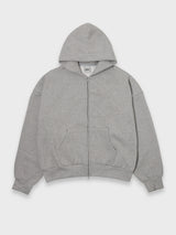 DINOSAUR ZIP HOODIE - GREY