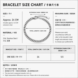 Mineral Blue Link Bracelet