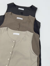 Momento Linen Long Vest