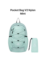 pocket bag v2 nylon / mint
