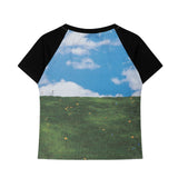 オスロ ピンクバニー グラフィック クロップ Tシャツ 231935041