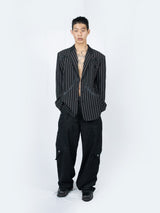 Double Zipperfly Cargo Denim (Vintage Black)