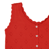 フリルパンチングニットベスト(2 COLORS)