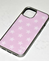[made] soda jelly star pink phone case (epoxy silver bumper) 