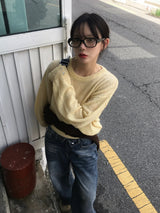 Plum Folding Wide Denim Pants (2c)