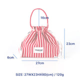 TERRY STRING POUCH BAG