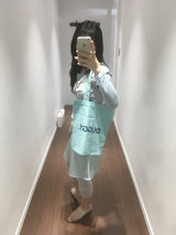 フローラルヘンリーネックロングスリーブ (4color)