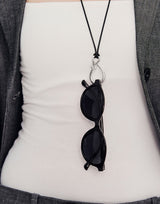 26SS★ [Premium Plating] Etreve AB(W) Knot Double Big Wave Necklace