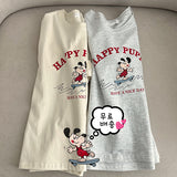 ポイントルック💛ハッピーショートスリーブTシャツ