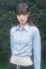 スリムラインカフシャツ
