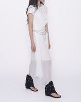Aurora Halter Draping Asymmetrical Chiffon Dress
