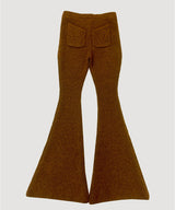 COLOR KNIT FLARE PANTS