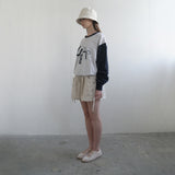Cream Ribbon Cotton Hat