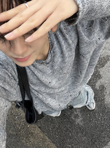 フムットモヘアヴィンテージニット