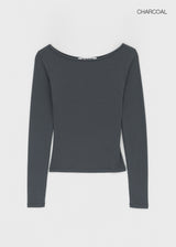 [MADE] Zencu Boat-Neck Long-Sleeve Tee