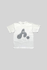 "A" ロゴTシャツ(SPANGLE SILVER)