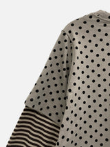 Mocha Dot Layered T-Shirt (2c)