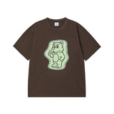 25FW AC ベアネオン半袖Tシャツ ダークブラウン