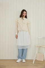 SHEER SIMPLE SKIRT