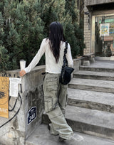 Pitt Vintage Utility Pocket Cargo Pants