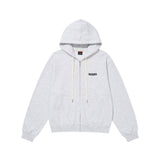 TEMPUS パッチスタンダードフードジップアップ (WHITE MELANGE)