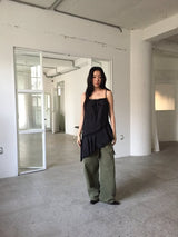 Rib Unbalanced Dress (3 colors)