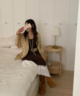 Autumn Suede Collar Jacket
