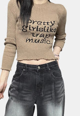 2000s grunge knit